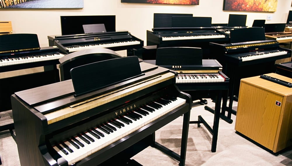A showcase of Yamaha Kemble acoustic and digital pianos.